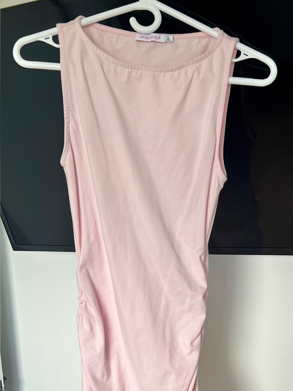 Form fitting Pink Sleeveless Women's dress
